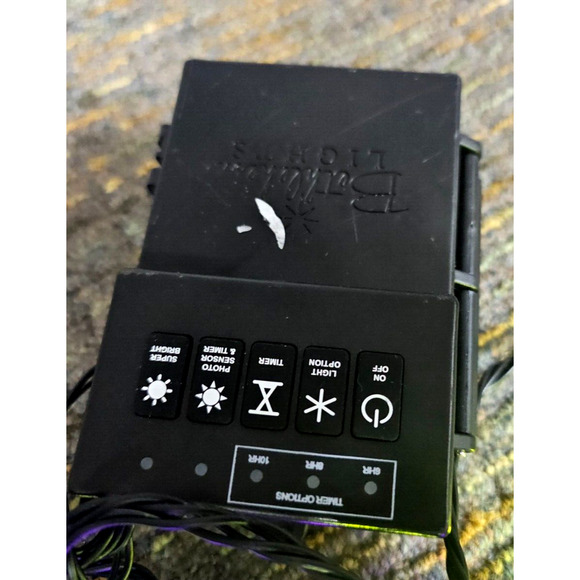 Bethlehem Lights Battery Operated LED 35 Lights Strand Halloween Purple & Green - Picture 2 of 2